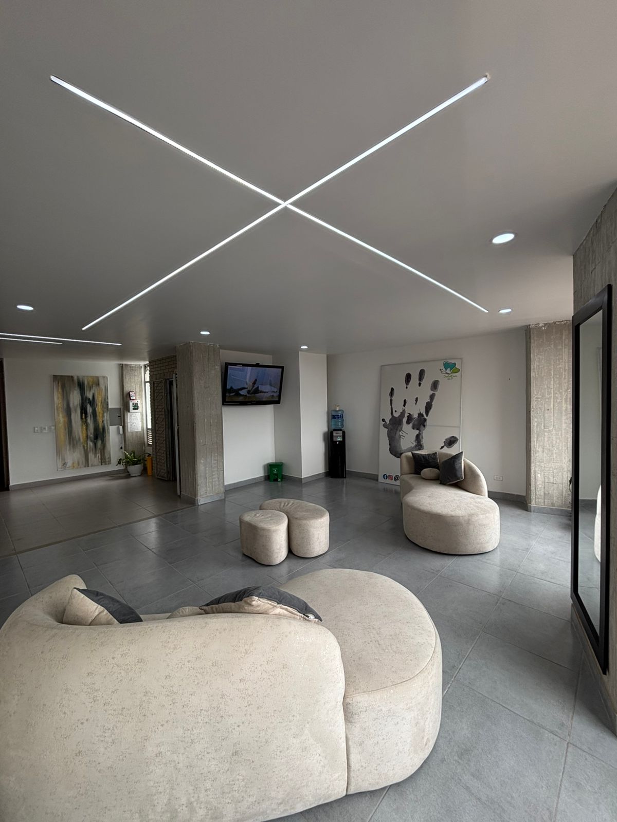 Espacio interior de la clínica